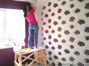 Поклейка обоев и багетов в Киеве  #1292960