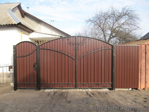 Железные ворота,  гаражные и дворовые. #1283712