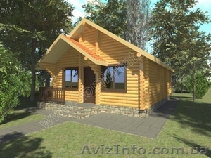 Проект Ласточка. Одноэтажный дом из бруса. #1302634