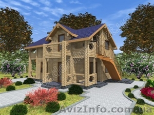 Проект Георгина. Гостиница из профилированного бруса. #1302684