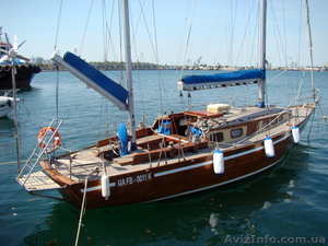 Срочно продам яхту Конрад 45,  кэч,  кр.дерево #1299799