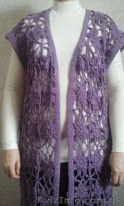 Новый  вязаный  жакет #1307007