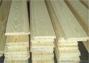 Вагонка,  доска пола,  блок хаус. Сосна. #1305465