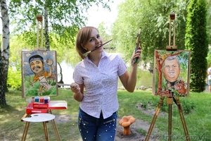 Художественный мастер класс,  мастер-класс от художника шаржиста,  шарж #1302312