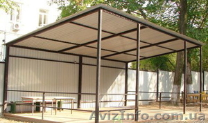 Сварка железных навесов,  козырьков,  решёток #1299965