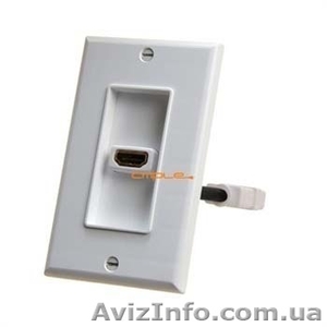 Розетка hdmi,  hdmi розетки по витой паре,  настенная hdmi панель #1299016