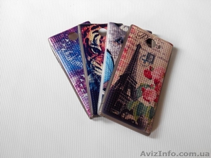 Силиконовый бампер для Inew V3 (Plus) и Bravis Ultra с рисунком (в наличии) #1303729