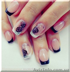 Наращивание ногтей акция на Голосеево. Сделаем красивые ногти за низкую цену! #1301771