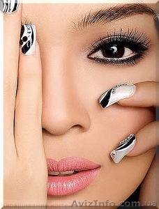 Гелевое наращивание ногтей на свадьбу приемлемая цена - метро Печерская акция #1303993