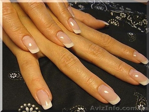 Наращивание ногтей акрилом френч на Шулявке #1305214