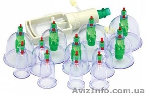 Массажные банки с насосом 12 штук #1038287