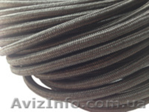 Черный провод в тканевой оплетке #1318706