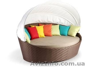 лаунж диван из ротанаг #1310683