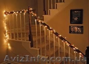 Гирлянда нить светодиодная, гирлянды Led, декоративное освещение #1317987