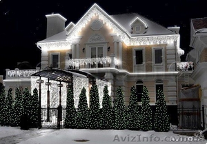 Бахрома внешняя с мерцанием 3*0.7м #1318928