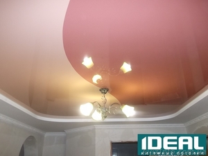 Глянцевые натяжные потолки #1092461