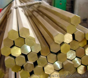 Шестигранник латунный в Одессе.  #1308567