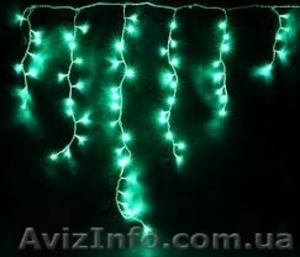 Световая бахрома, световая иллюминация, новогодняя подсветка #1315734