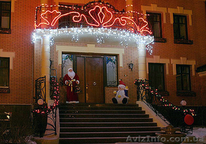 Купить гирлянду бахрома, световая бахрома, новогодняя иллюминация #1315732