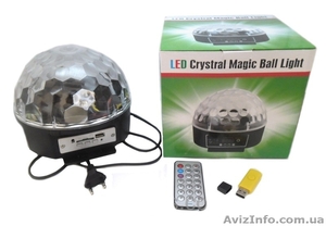 Светодиодный дискошар Crystal magic ball #1308888