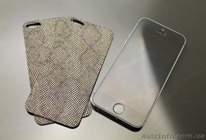 Кожаная накладка на iPhone 4,  4s,  5,  5s,  6 ! (Питон) #1319141