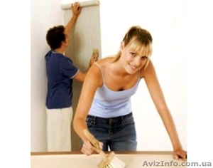 Поклейка обоев Цена Киев.  #1319092