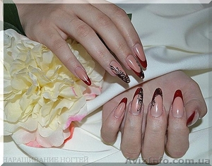 Наращивание ногтей гелем Киев метро Петровка #1308869