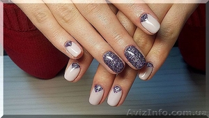 Наращивание ногтей Киев,  выезд мастера маникюра на дом. #1309807