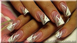 Наращивание  ногтей гелем Киев с выездом  на дом 199 грн #1312082