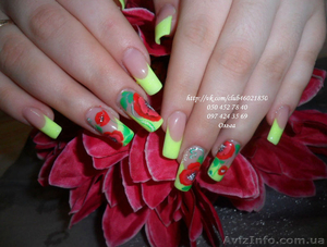 Предлагаю наращивание ногтей акрилом,  коррекцию. #1047846