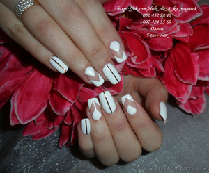 Предлагаю покрытие натуральных ногтей гель-лаком,  маникюр. #1047863