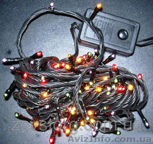 Гирлянда на елку 300л разноцветная #1330139