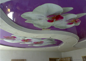 фотопечать на потолке с изображением понравившегося Вам рисунка.  #1324509