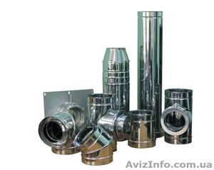 Дымоходы из нержавеющей,  оцинковоной стали #1329911