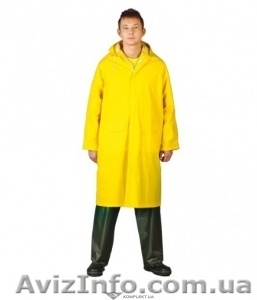 Плащ влагозащитный ,  ПВХ+полиэстер , желтый PPD (Y #1319843