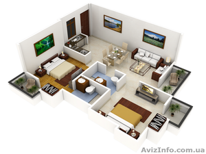 План ремонта квартиры – 10 грн/кв.м. Дизайн интерьера. #1320160