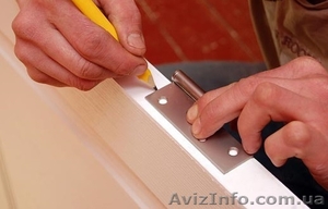 Монтаж міжкімнатних дверей. Монтування замків #1326276