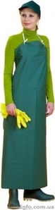 Фартук ПВХ,  зеленый #1319842