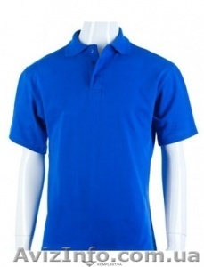 Футболка ПОЛО василек #1319929
