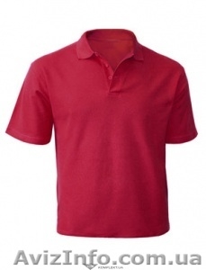 Футболка ПОЛО вишня #1319928