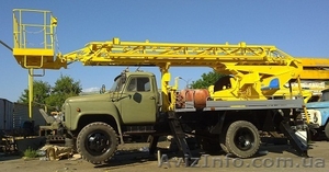 Автогидроподъемник АП-18-09 на шасси ГАЗ-53 после полного капремонта .  #1328419