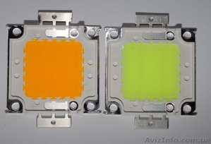 Светодиод 20 Вт зеленый,  30 вт желтый,  Led 20W green,  Led 30W yellow #1320300