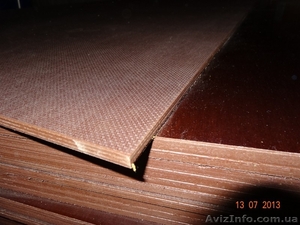 Ламинированная транспортная фанера для обшивки пола сетка/гладкая 2500х1250 мм #1324929