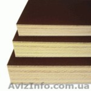 Ламинированная фанера для опалубки водостойкая березовая 2500х1250 мм. #1324917
