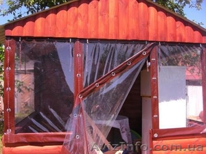 Мягкие окна из пвх для беседок и террас,  веранд,  пристроек. #1321110