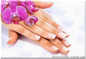 Гелевое наращивание ногтей на Нивках,  выезд на дом #1321806