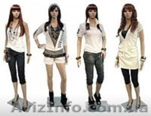 Манекен женский телесный пластиковый #1322180