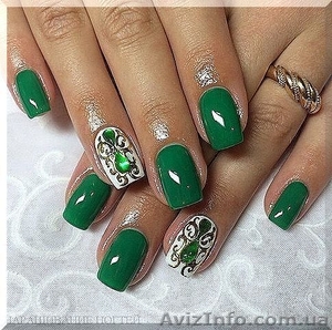 Наращивание ногтей гелем на дому метро Лыбедская #1322012