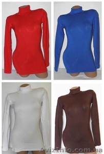 Толстые, теплые женские водолазки оптом #1321024