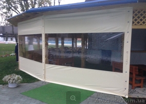 М'які,  прозорі штори,  вікна,  завіси з ПВХ тканини #1325746